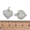 Brass Micro Pave Cubic Zirconia Pendants KK-H477-03P-3