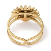 Ion Plating(IP) 304 Stainless Steel Ring RJEW-B059-01G-04-3