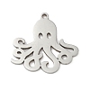 Non-Tarnish 5Pcs 201 Stainless Steel Pendants STAS-B064-04P-1
