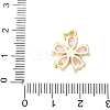 Brass Micro Pave Cubic Zirconia Pendants KK-D357-12A-G-3