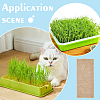 Plant Jute Fibre Grow Mat for Microgreens DIY-WH0678-123-5