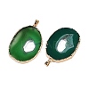 Natural Agate Big Pendants KK-F868-29G-05-2