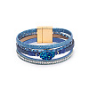 Imitation Leather Multi-strand Bracelets WG5641E-08-2