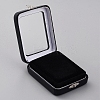 PU Leather Loose Diamond Display Boxes with Sponge Inside LBOX-WH0004-04B-4