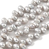 Dyed Natural Cultured Freshwater Pearl Beads Strands PEAR-A006-28B-2