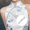 12Pcs Polyester Resin Cheongsam Buckle for Chinese Formal Dress DIY-CY0001-86C-5
