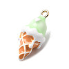 Alloy Enamel Pendants PALLOY-T094-02C-2