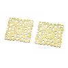 Brass Filigree Joiners KK-K184-08C-RS-2