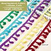 5 Rolls 5 Colors Cotton Tassel Ribbons OCOR-CA0001-13-2