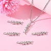 SHEGRACE Brass Micro Pave Cubic Zirconia Pendants XGRQ3D405-493P-5