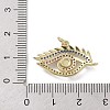 Real 18K Gold Plated Brass Micro Pave Cubic Zirconia Pendants KK-L209-070G-01-3