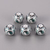 Electroplate Glass Beads LS-EGLA-Q123-012G-3