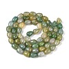 Baking Paint Crackle Glass Beads Strands DGLA-N019-03A-10-2