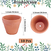 Porcelain Plant Pots LS-AJEW-WH20070-099A-2
