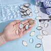 30Pcs 304 Stainless Steel Cabochon Connector Settings STAS-UN0063-27-2