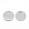 Tarnish Resistant 201 Stainless Steel Stamping Blank Tag Charms X-STAS-Q213-02-15mm-1