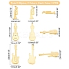 12Pcs 6 Style 304 Stainless Steel Pendants & Cabochons for Enamel STAS-UN0036-84-2