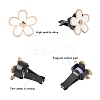 Daisy Flowers Alloy Enamel Car Air Vent Decorations AJEW-WH0114-10A-5