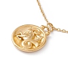 Ion Plating(IP) 304 Stainless Steel Pendant Necklace for Men Women STAS-H169-01G-2