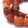 Natural Banded Agate/Striped Agate Beads Strands G-I245-33-3