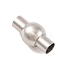 Tarnish Resistant 304 Stainless Steel Magnetic Clasps with Glue-in Ends LS-STAS-E049-19-2