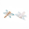 Gradient Color Transparent Resin Pendants LS-RESI-YW0004-05E-2