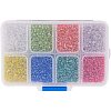 Mixed 12/0 Round Glass Seed Beads SEED-PH0006-2mm-05-7