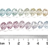 Transparent Painted Glass Beads Strands X1-DGLA-A034-T8mm-A15-3