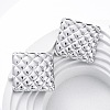 304 Stainless Steel Stud Earrings for Women EJEW-K306-08P-1