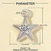 Zinc Alloy with Crystal Rhinestone Charms RB-OY001-94P-2