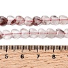 Natural Hematoid Quartz/Ferruginous Quartz Beads Strands G-P575-C21-6mm-5