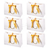 6Sets Rectangle Paper Gift Storage Bags with Handle CARB-TA0001-04A-2