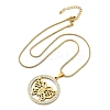 201 Stainless Steel Crystal Rhinestone Ring with Hollow Butterfly Pendant Necklaces for Women NJEW-P327-01G-4