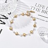 Ion Plating(IP) 304 Stainless Steel Link Bracelets for Women BJEW-P345-08G-1