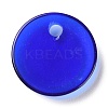 Blue Evil Eye Resin Pendants CRES-D012-01A-2