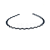 Hair Accessories Stainless Steel Wire Wavy Hair Band Findings OHAR-PW0001-151B-1