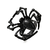 Alloy Spider Adjustable Ring for Halloween X-RJEW-O048-01EB-4