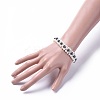 Non-Magnetic Synthetic Hematite Beads Bracelets BJEW-JB04605-5