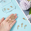Eco-friendly Brass Micro Pave Clear Cubic Zirconia Pendants KK-BBC0005-17-3
