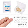 Brass Toggle Clasps KK-BC0004-05G-5