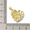 Brass Micro Pave Clear Cubic Zirconia Enamel Pendants KK-M297-29G-3