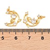Brass Micro Pave Cubic Zirconia Pendants LS-KK-F927-27G-3