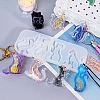 Cat Shape Quicksand DIY Silhouette Silicone Mold DIY-K067-02A-1