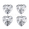 Non-Tarnish 304 Stainless Steel Pendant Rhinestone Settings STAS-N098-213P-2