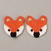 Animal Polyester Knitted Appliques DIY-WH0399-42G-1