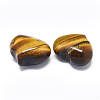 Natural Tiger Eye Heart Palm Stone LS-G-F637-11E-2