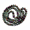 Electroplate Transparent Glass Beads Strands LS-EGLA-A034-T6mm-F25-2