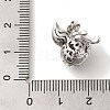Brass Micro Pave Cubic Zirconia Pendants KK-C072-32P-3