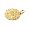 304 Stainless Steel Pendants STAS-M120-07D-G-2
