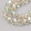 Electroplate Glass Beads Strands EGLA-S194-10-B02-3